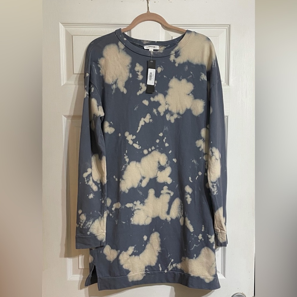 Hashtag Tie Dye Sweatshirt Dress